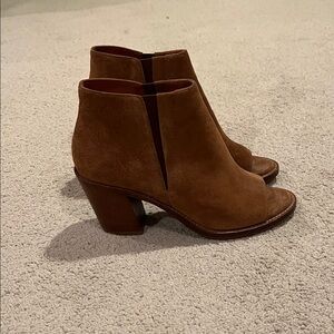 Aquatalia Brown Suede Ankle Boots